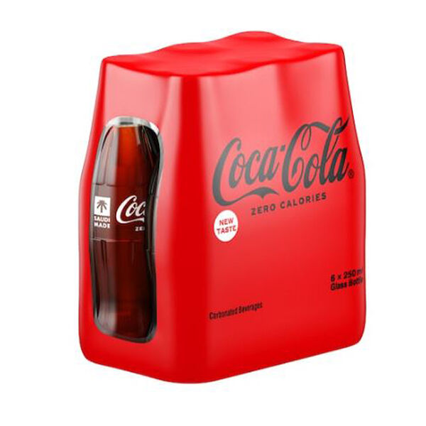 Coca Cola Zero Glass ( 250Ml X6 )