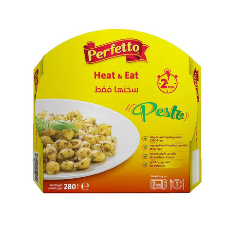 Perfetto Heat  Eat Conchiglie Pesto 280Gm