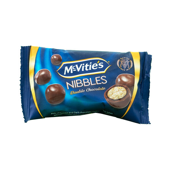 Mcvities Nibbles Double Chocolate 37Gm