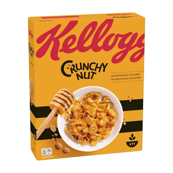 Хлопья кукуруз Kelloggs Crunchy Nut с медом и орехами 500г
