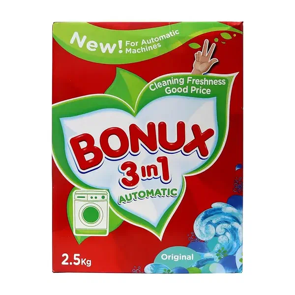 BONUX 3-IN-1 HIGH SUDS ORIGINAL SCENT LAUNDRY POWDER 2.5KG