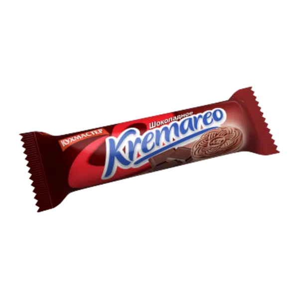 Печенье Кухмастер Kremareo шоколадное с нач сахарное 100г