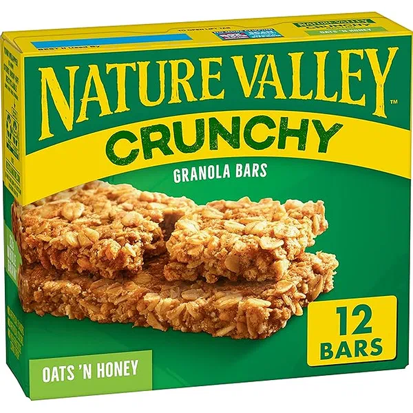 NATURE VALLEY CRUNCHY OATS AND HONEY GRANOLA BAR 21G
