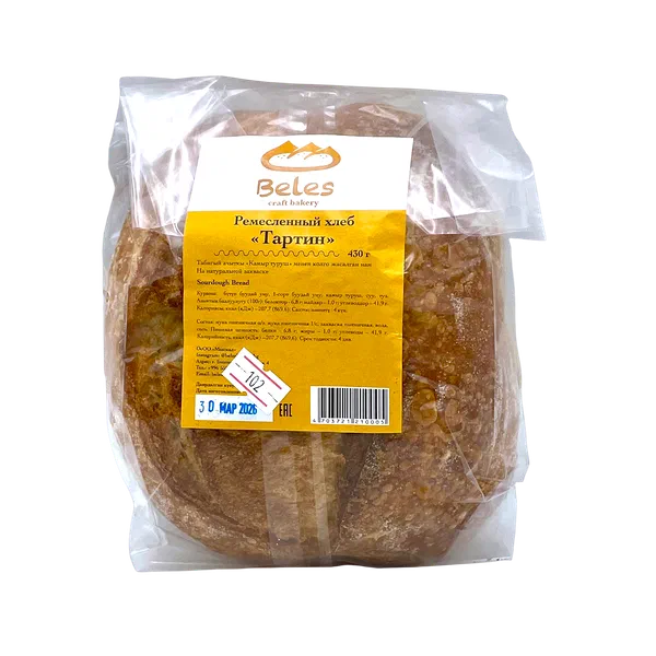 Хлеб Beles ремесленный тартин 430г