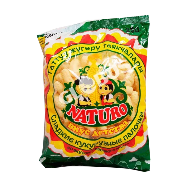 Палочки кукуруз. Naturo вк.слив.масла 250г