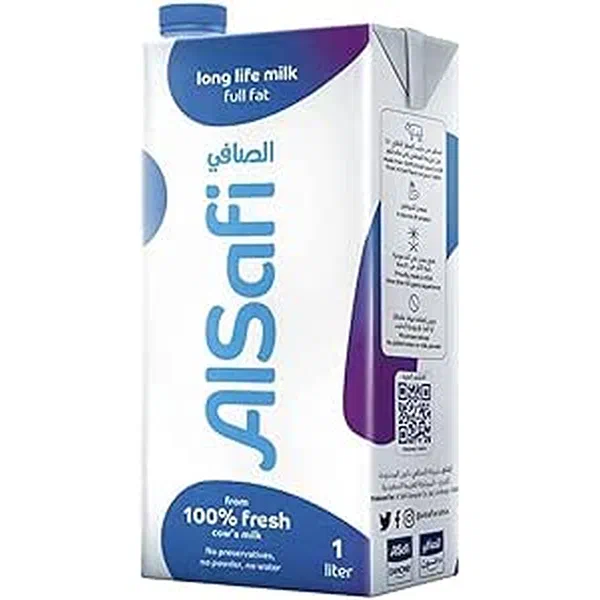AL SAFI FRESH FULL FAT MILK PURE COW MILK 180ML