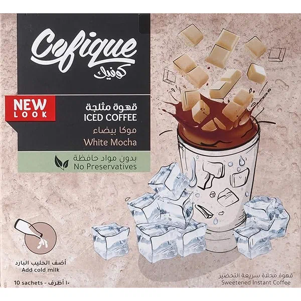 COFIQUE WHITE MOCHA 3-IN-1 INDULGENT INSTANT COFFEE 24G