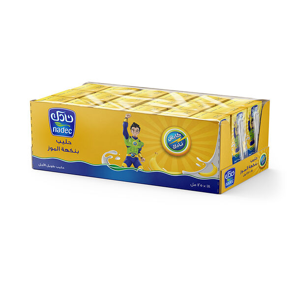 Nadec Uht Milk Banana 125 Ml