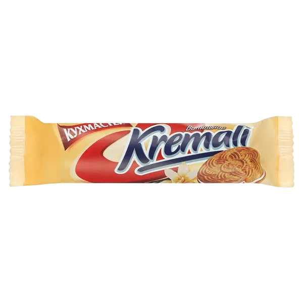 Печенье Кухмастер Kremareo с ванильной нач сахарное 100г