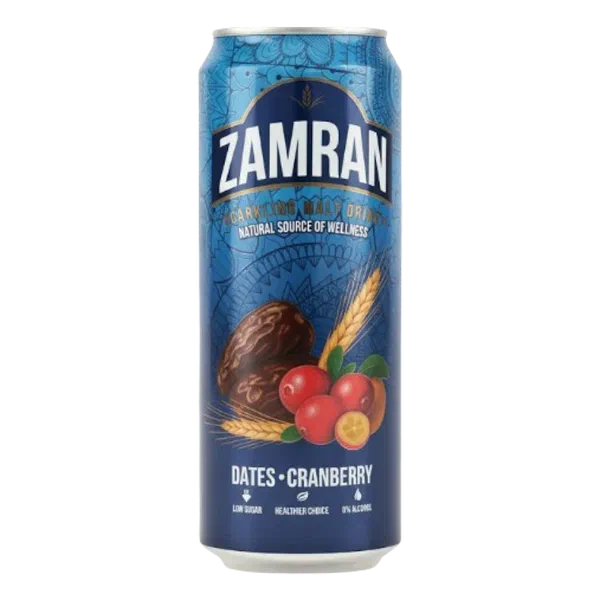 Zamran финик клюква газ суусундугу 0,45л ж/б