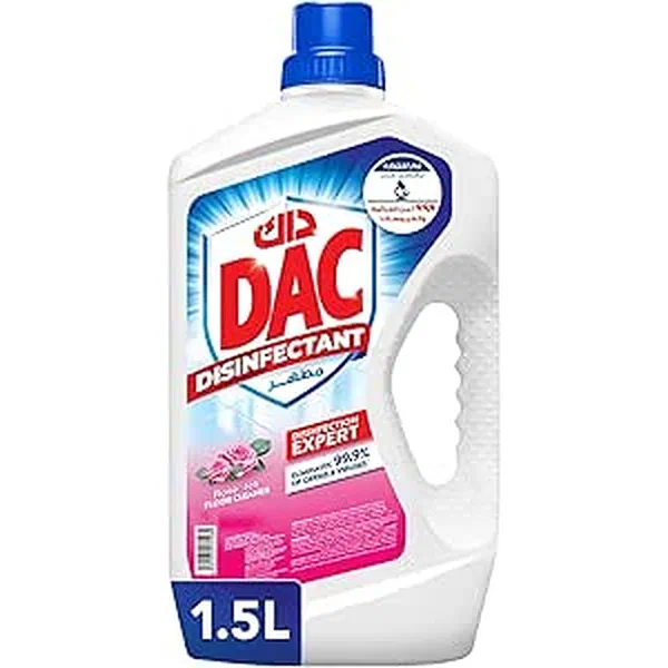 DAC DISINFECTANT ROSE SCENT MULTI-PURPOSE CLEANER 3L + 1.5L FREE