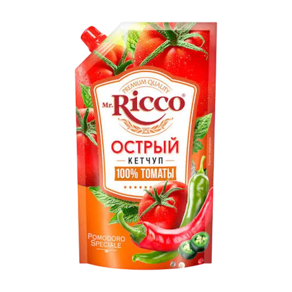 Кетчуп Mr.Ricco острый 300г д/п