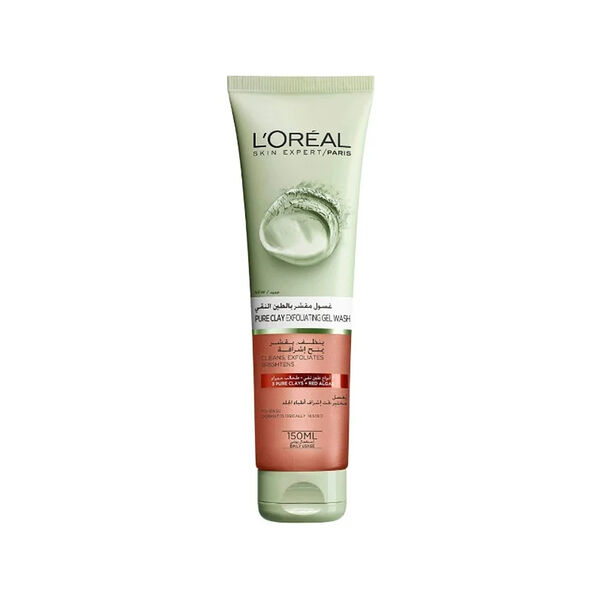 Loreal Gel Wash Pure Clay Exfoliating 150 Ml