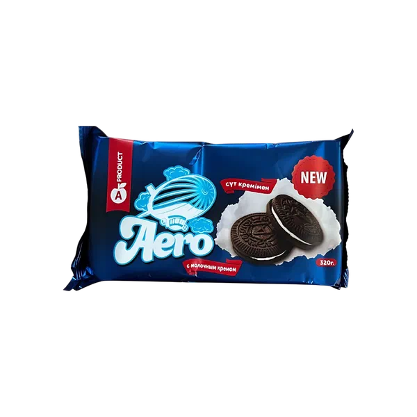 Печенье Алматинский продукт A Aproduct Aero с мол/крем 320г