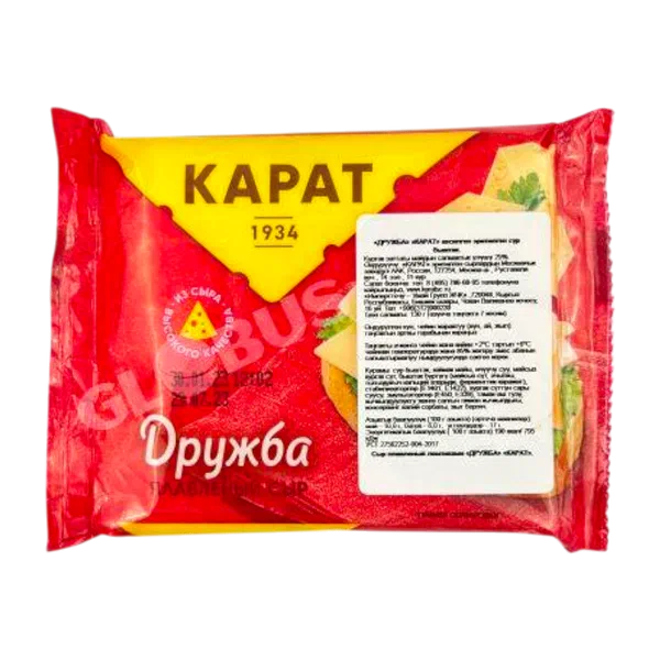 Сыр Карат дружба ломтиками 25% 130г ф/п РЦ