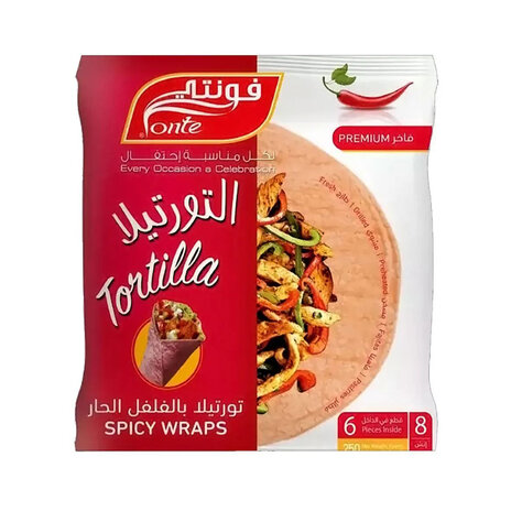 فونتي تورتيلا بالفلفل الحار