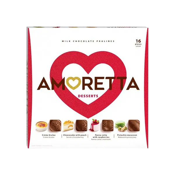 Шок конфеттери. Mieszko Amoretta Desserts 106г
