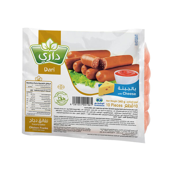 Dari Chicken.Cheese Franks