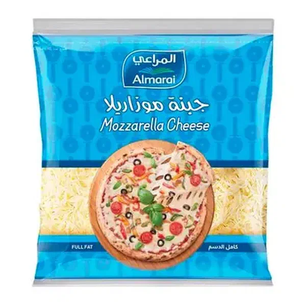 ALMARAI FRESH FULL FAT SHREDDED MOZZARELLA CHEESE 450G
