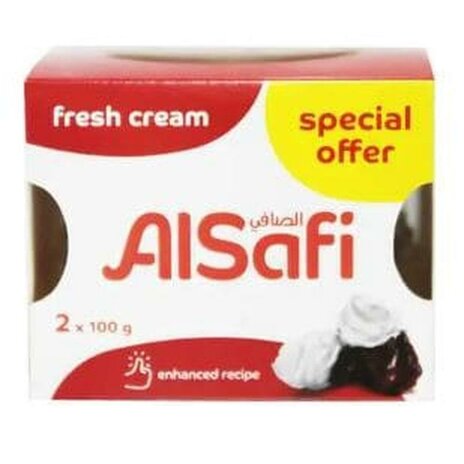 ALSAFI FRESH CREAM 2X100GM PP