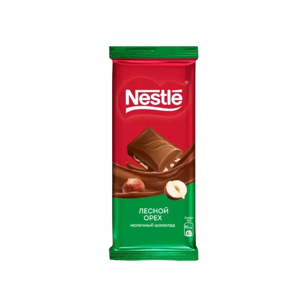 Шоколад Nestle мол. с лесн. орехом 75г
