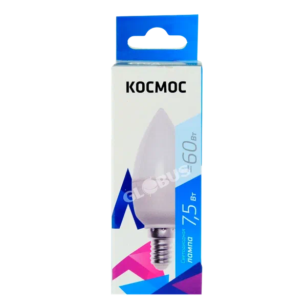 Лампочка LED Космос CN 7,5W 220V E14 4500K