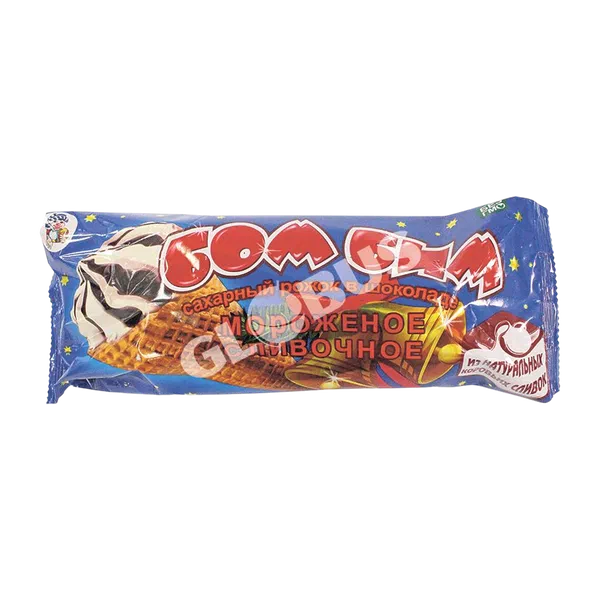 Мороженое Умут и К* рожок Бом-бим 125г