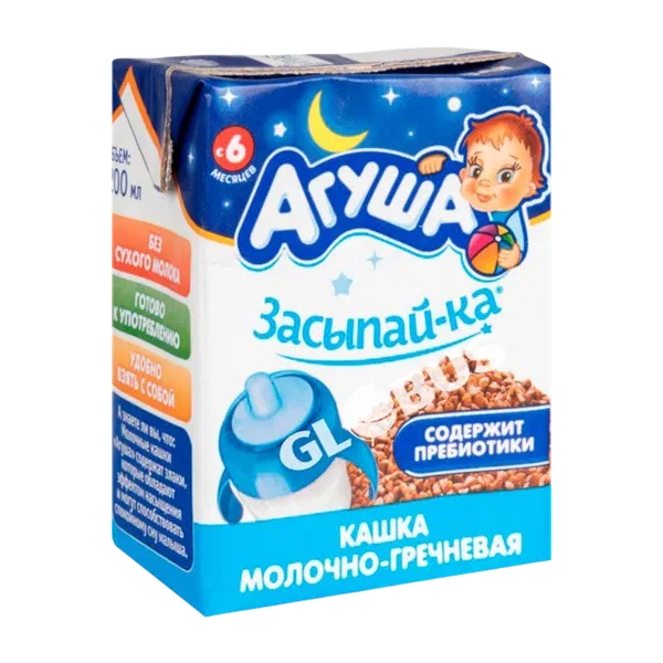 Каша дет. Агуша Засыпайка мол. греч. 2,5% с 6 мес. 200г ВБД
