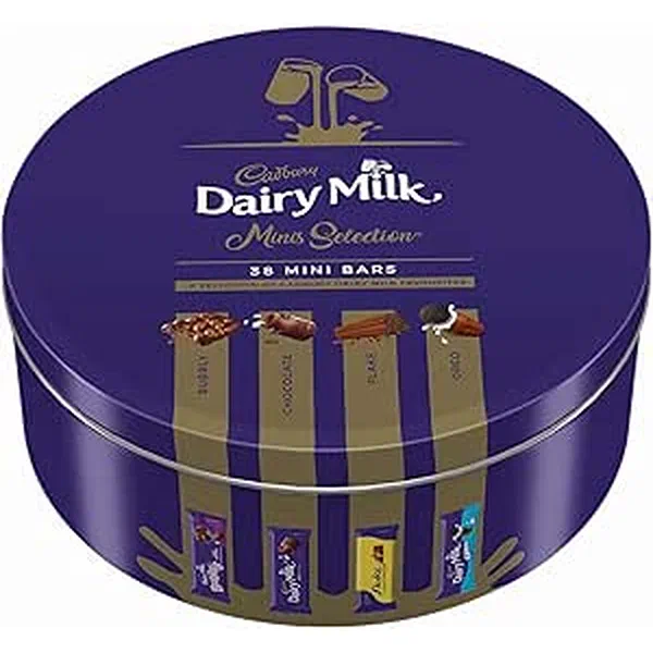 CADBURY MINIS SELECTION TIN 500G - CADBURY MINIS SELECTION GIFT TIN