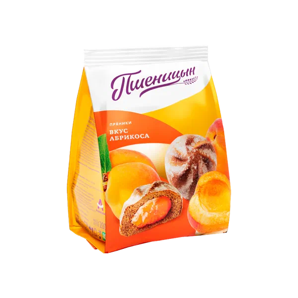 Пряники Пшеницын вкус абрикоса 200г