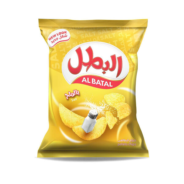 Al Batal Potato.Chips Natural 23 Gm