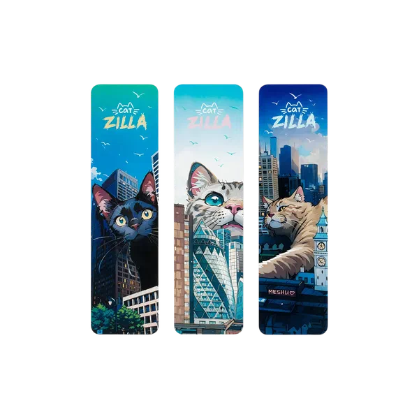 Mehsu CatZilla 4,7*17,6см китеп белгиси MS_59701