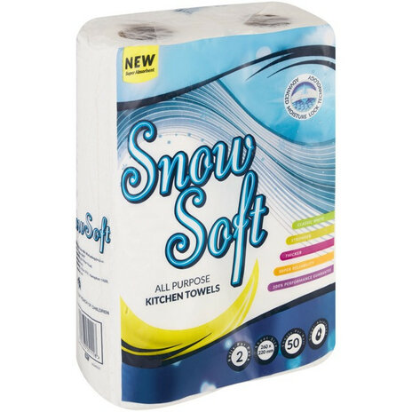 Snowsoft Kitchen Towel 2s