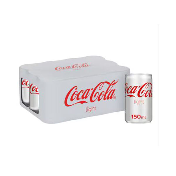 Coca Cola Light Can 150 Ml X12
