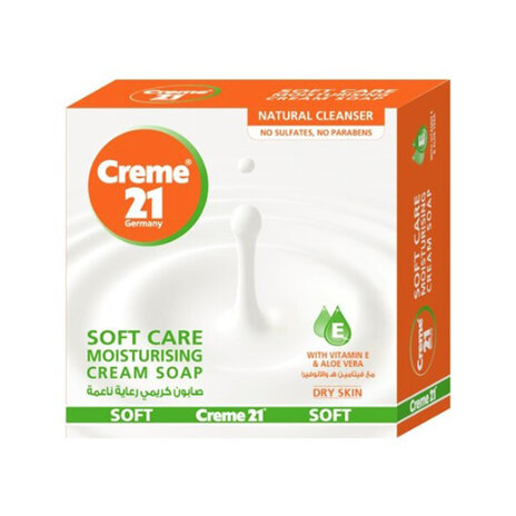 Creme21 Soft Care Moisturising Cream Soap 125Gm
