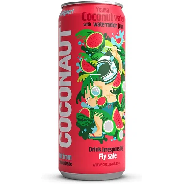 COCONAUT COCONUT WATER WITH WATERMELON 320ML - COCONAUT COCONUT WATER WITH WATERMELON