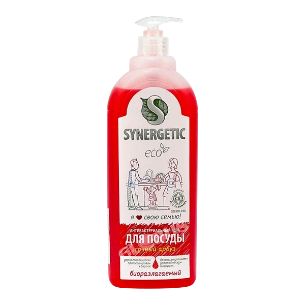 Средство д/мытья посуды Synergetic Сочный арбуз 1л