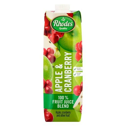 Rhodes Apple Cranberry 1l