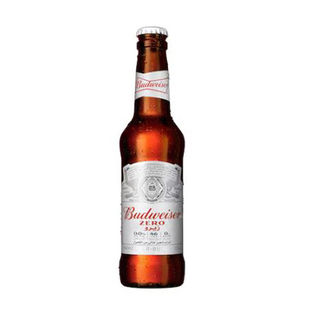 Budweiser Zero Malt Bottle 330Ml