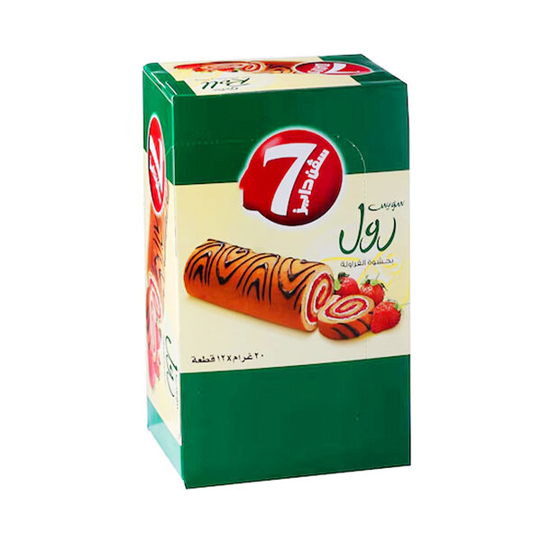 7 Days Swissroll M Strawberry