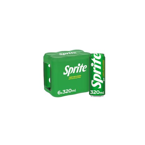 Sprite Soft Drink Can 320 Ml X6