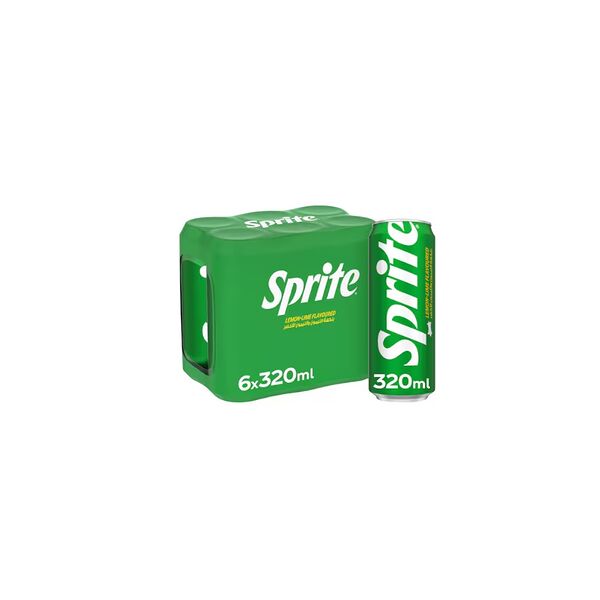 Sprite Soft Drink Can 320 Ml X6