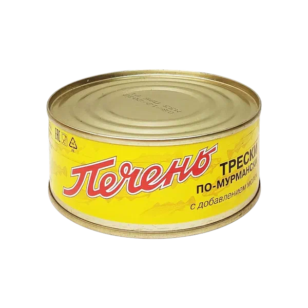 Печень трески УМ по-мурмански /ключ/ 240г ж/б
