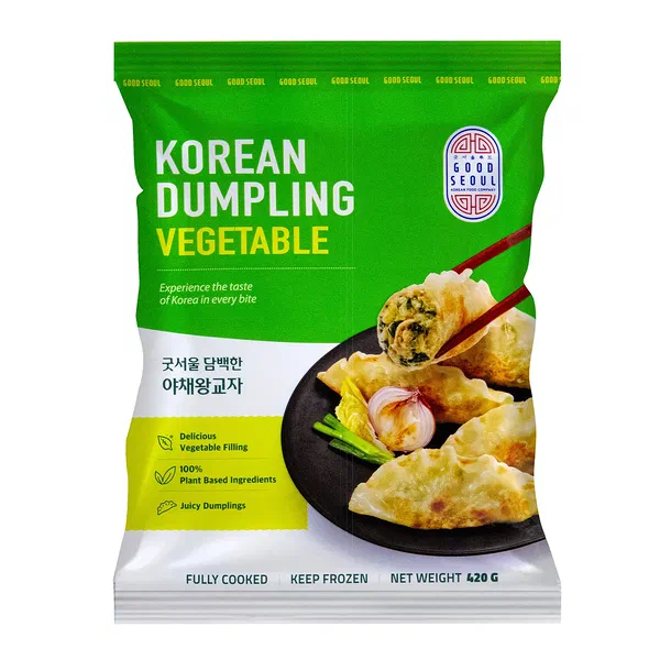 GOOD SEOUL KOREAN MIXED VEGETABLE MANDU DUMPLINGS 420G