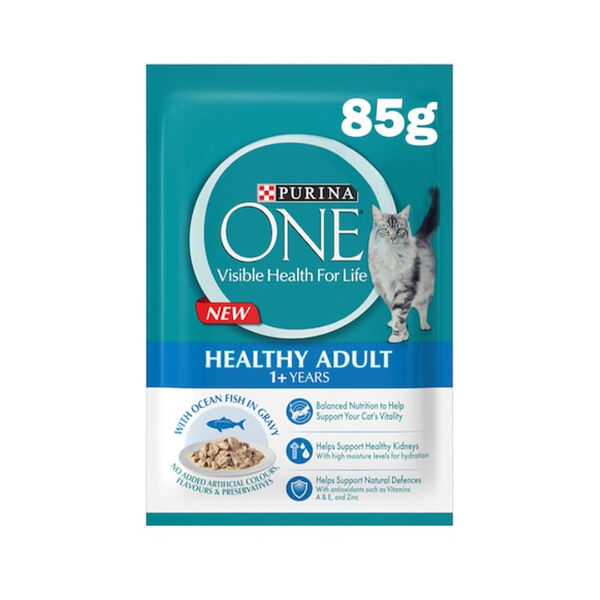 Purina One Adult Ocean Fish Pouch 85Gm