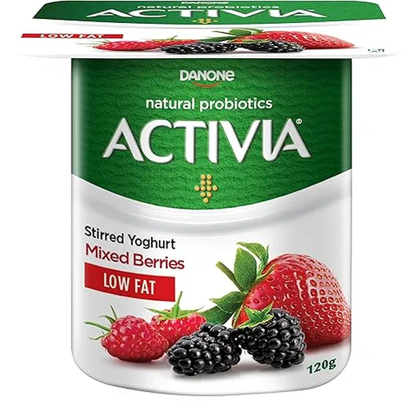 ACTIVIA MIXED BERRY 120G - MIXED BERRY SPOONABLE YOGURT