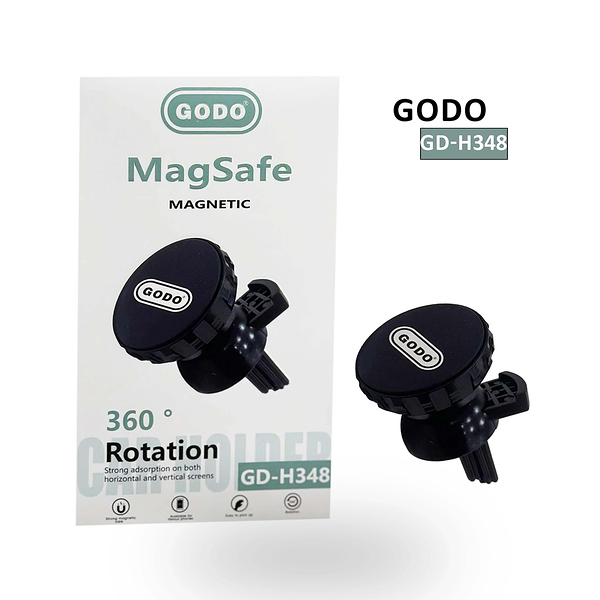 Godo Magnetic Phone Holder Attaches The Car'S H34