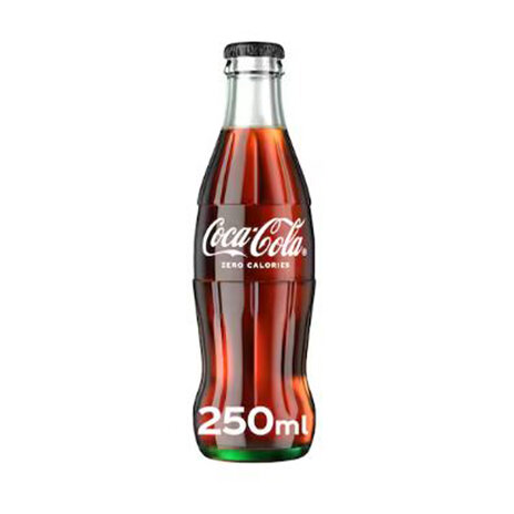 Coca Cola Zero Glass 250 Ml