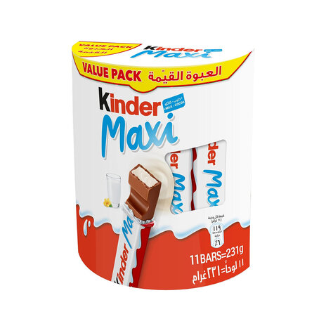 Kinder Chocolate Maxi 11X 21 Gm