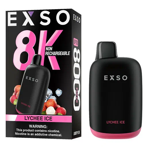 EXSO Lychee Ice 8K Vape